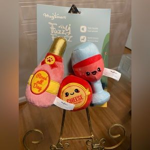 Brand New Hugsmart  Set Of 3 Small Toy With Squeaker.